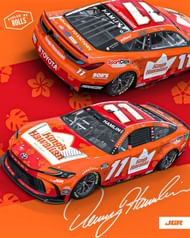 Denny Hamlin's No. 11 King's Hawaiian Toyota for the NASCAR Xfinity 500. Source: @JoeGibbsRacing via X.